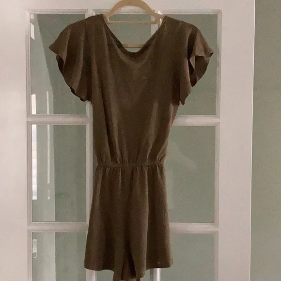 Lowest Posh Price for NWT Free People Ballerina Olive Romper Size XS - Picture 4 of 9